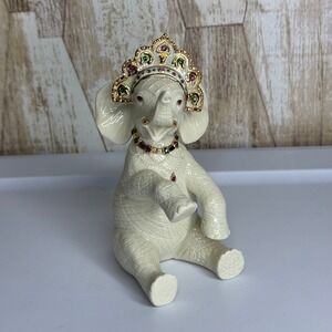 Lenox Porcelain Elephant Figurine Jeweled RUSSIAN ROMANCE